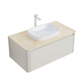 Тумба с раковиной Black&White Universe 9161000 100 см бежевый